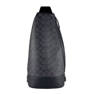Auth Coach Body Bag Black/Grey #294224C18B